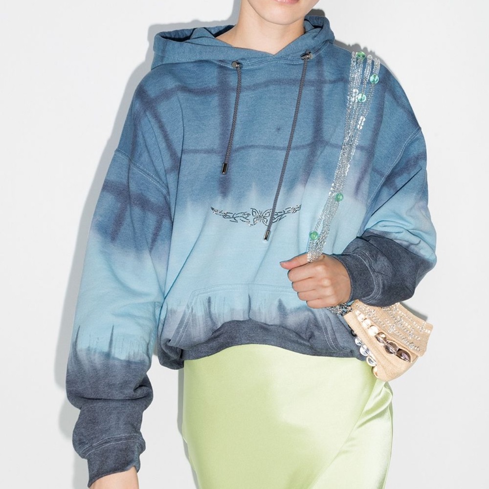 Colina strada sweat set with rhinestones